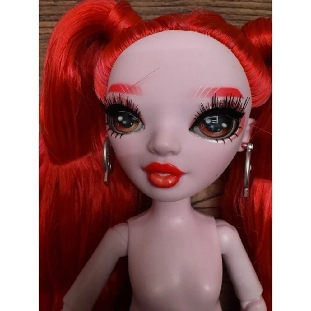 Rainbow High Shadow High Mara Pinkett Doll Neon Red Hair Pink Skin MGA Loose